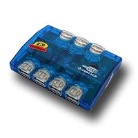 7 Port LED Light High Speed USB Hub - BLUE 7 Port LED Light High Speed USB Hub - BLUE