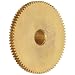 Brass Pinion Gear 64P 20 Deg Pressure Angle 80Teeth x .250" Bore x 1.250" Pitch Dia