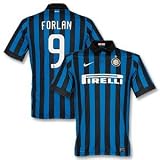 11-12 Inter Milan Home Jersey + Forlan 9-L