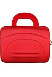 Sony DVP-FX930 9" Portable DVD Player Red Cube Carrying Case Bag Pouch Cube + Includes a 4 inch eBigvalue (TM) Determination Hand Strap