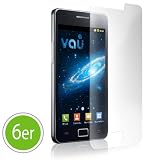 vau Screengards - Display Schutz-Folien f�r Samsung Galaxy S2 (6er-SET ultra transparent)