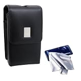 Canon Deluxe Leather Compact Case for Canon SD1100, SD1000, SD990, SD950, SD900, SD890, SD880, SD870, SD850, SD800, SD790, SD770, SD750, SD700, SD630, SD600, SD550, SD500, SD450, SD430, SD400, S230, S200, S110, S100 Digital Cameras + Bonus Super Deal Advanced Microfiber cleaning cloth