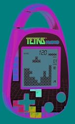 Tetris Nano Electronic Carabiner Key Chain Basic Fun