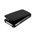 Optima iPhone 4 / 4S Prima Case Ledertasche aus schwarzem Leder