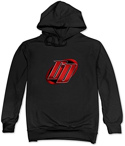 Zcyy Men's Marvel Daredevil Logo Costume Adult Hoodies Black Medium