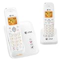 AT&T DECT 6.0 Cordless Phone Bundle with Caller ID - White (EL51209)