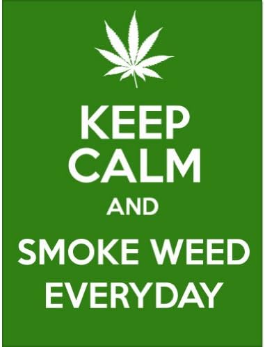 Keep Calm and Smoke Weed Everyday KCCO Car Sticker Decal Phone Small 3"