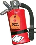 Firefighter Costume Purse Red Fire Extinguisher Handbag 8x3x4 1/2