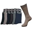 Ribbed Men's Assorted Colors 6 Pack Dress Socks