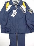 West Virginia Mountaineers Youth / Kids 2 pc blue Wind Suit jacket and pants