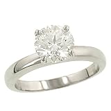 1.52ct Round Diamond 4 prong Solitaire Ring Egl EF/SI2