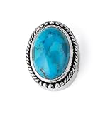Bonn Bons® By Lori Bonn “China Doll” Sterling Silver Chinese Turquoise Slide Charms for Charm Bracelets