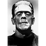 Frankenstein Movie (Boris Karloff, Close-Up) Poster Print
