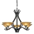 Minka Lavery Grahmton Bronze 5 Lt Chandelier 4485-167B