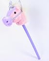 Fantasy Hobby Horse with Sound - Pink & Purple Unicorn
