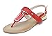 Alexis Leroy Women's Thong Flip-Flops Beach Flat Sandals