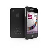 Katinkas Ultra Clear Hard Cover f&uuml;r Apple iPhone 4 schwarz