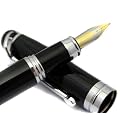 F�llfederhalter Model Krawatte Luxus Set Business F�ller Monte Lovis in Edel Schwarz - Silber - Super Geschenk