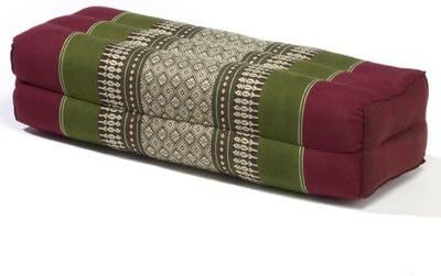 My Zen Home Long Pillow, Army/Red by My Zen Home