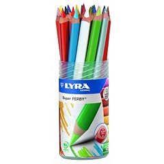 LYRA 3723182 Super Ferby Runddose Rp18 18 lackierte Farbstifte
