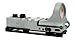 C-MORE Systems Railway Red Dot Sight with Click Switch, Gray, 6 MOA