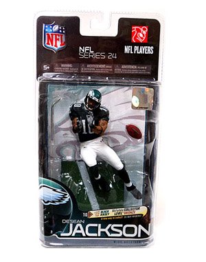 McFarlane Toys NFL Sports Picks Series 24 Action Figure DeSean Jackson (Philadelphia Eagles) Black Jersey Bronze Collector Level Chase