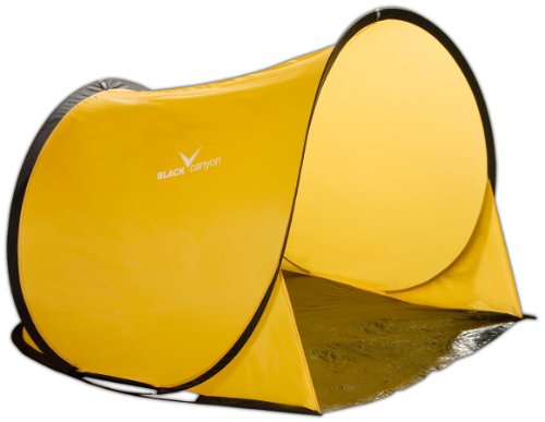 Black Canyon Pop Up Strandmuschel Wurfzelt, orange, BC51447 Black Canyon Pop Up Strandmuschel Wurfzelt, orange, BC51447