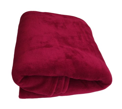 Kinzler F-06150/13 Wohndecke "Coral" 150 x 200 cm, bordeaux