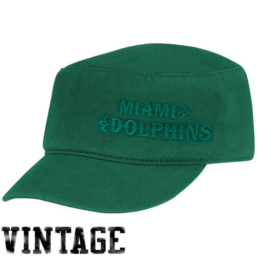 Reebok Miami Dolphins Ladies Aqua Tonal Vintage Military Hat