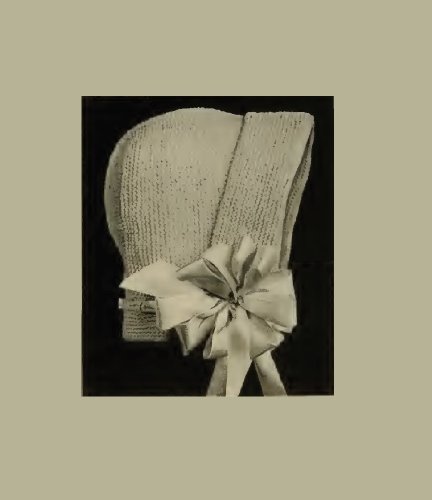 Infant's Knitted Hood - Columbia No. 3. Vintage Knitting Pattern. [Annotated]