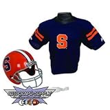 Syracuse Orangemen NCAA Football Helmet and Jersey Set