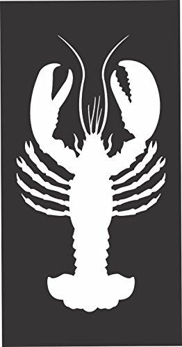 Lobster - Die Cut Vinyl Window Decal/Sticker for Car/Truck 3.5"x6.5"