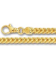 14K Yellow Gold Square Franco Chain (Width 3.9mm)