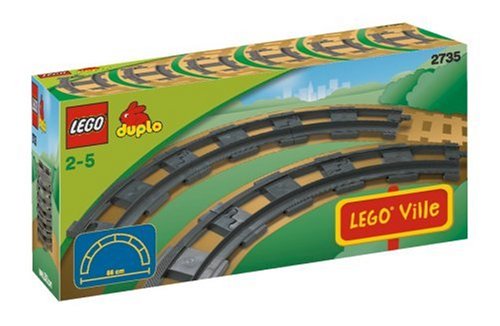 Childrens Toyshop  Toys : LEGO DUPLO Trains 2735 Curved Rails
