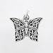 Celtic Design Butterfly Pendant in Sterling Silver, #8395