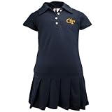 Georgia Tech Yellow Jackets Navy Blue Toddler Pique Dress