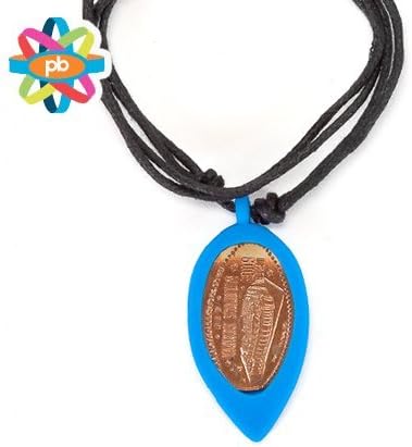 Pendant with necklace - Color Surfer Blue