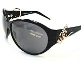 Roberto Cavalli - ROBERTO CAVALLI Urano 396S 396-S Black Gold B5 Sunglasses 63-13-120