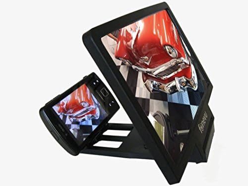 fonevu Phone Screen Magnifier with Bonus Lens Cleaning Cloth. Reduce Eye Strain &amp; Fatigue. Have More Fun Reading or Watching a Movie On Your Cell Phone with Lightweight 3x Zoom Magnifying Lens.