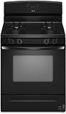Amana 5.0 cu. ft. Self-Cleaning Gas Range, AGR5844VDB, Black