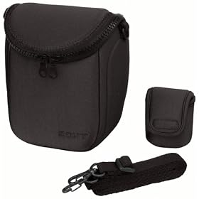 Sony Soft Carrying Case for NEX-5 NEX-3 NEX-C3 | LCS-BBF/B Black