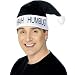 Bah Humbug Black Santa Hat