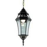 1 Light Swedish Iron Outdoor Hanging Lantern