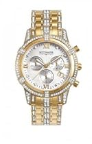 Wittnauer Men's 12B14 Krystal Collection Genuine Swarovski Crystal Accented Watch