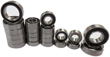 Extreme Hobbies ABEC 3 Precision Bearing Kit (22) Rubber Seals (Axial SCX10)