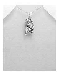 Pendant Necklace In 92.5 Sterling Silver