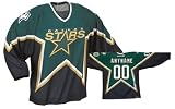 ANYNAME #00 Dallas Stars CCM 550 Series Replica NHL Hockey Jersey (NHLPA Certified Custom Sewn Authentic Twill)
