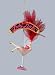 5.5" Fashion Avenue Lady Luck Las Vegas Dancer Christmas Ornament
