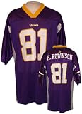 Minnesota Vikings Mens NFL Football Jersey Koren Robinson #81 Purple