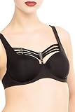 Marlies Dekkers 15641 Beautiful Bat Black Padded Plunge Balcony Bra